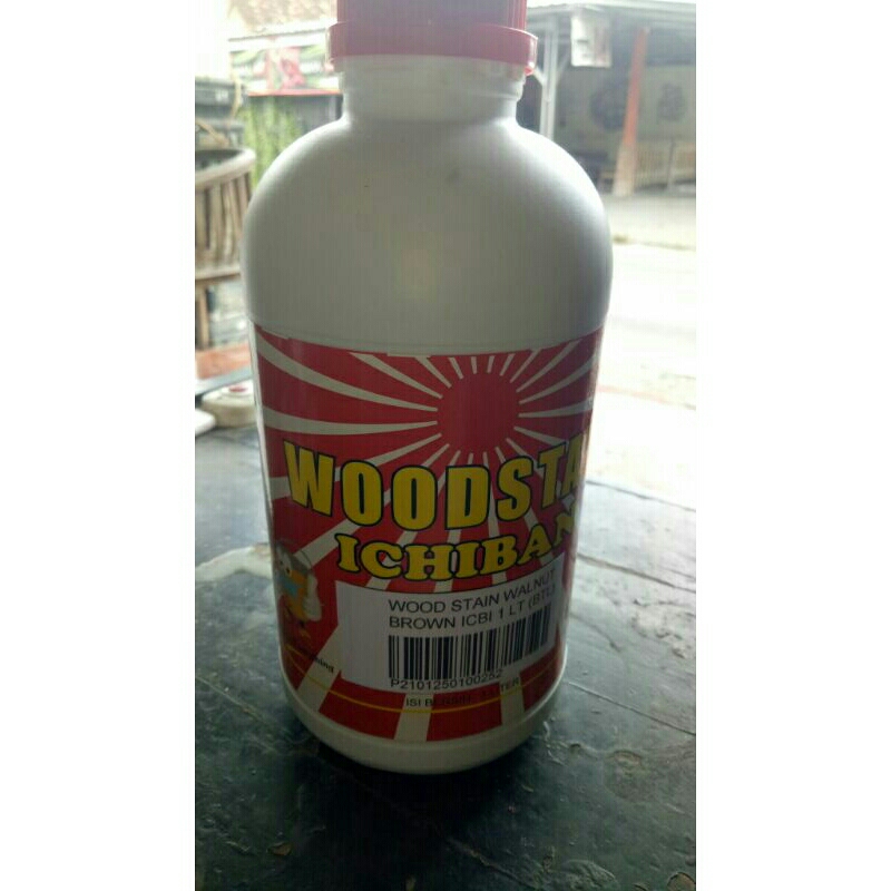 Wood stain walnut brown icbi 1 liter
