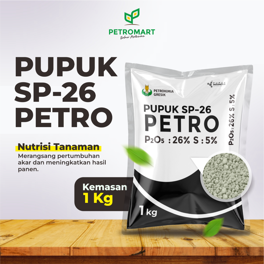 Petrokimia Gresik | Pupuk SP-26 Petro | Pupuk Tinggi Fosfor | Merangsang Pertumbuhan Akar dan Mening