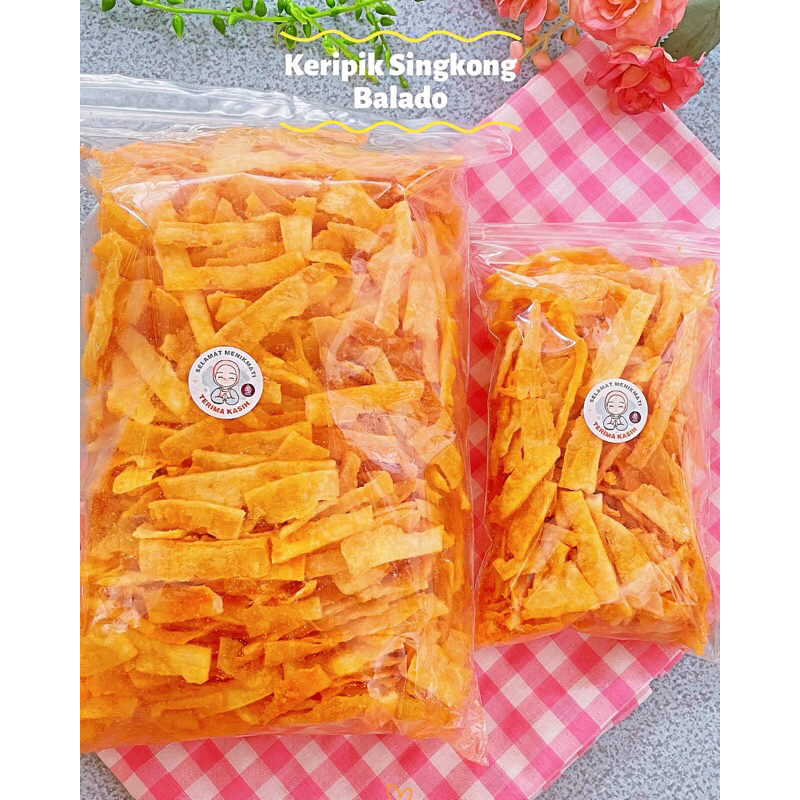 

Keripik singkong Pedas balado