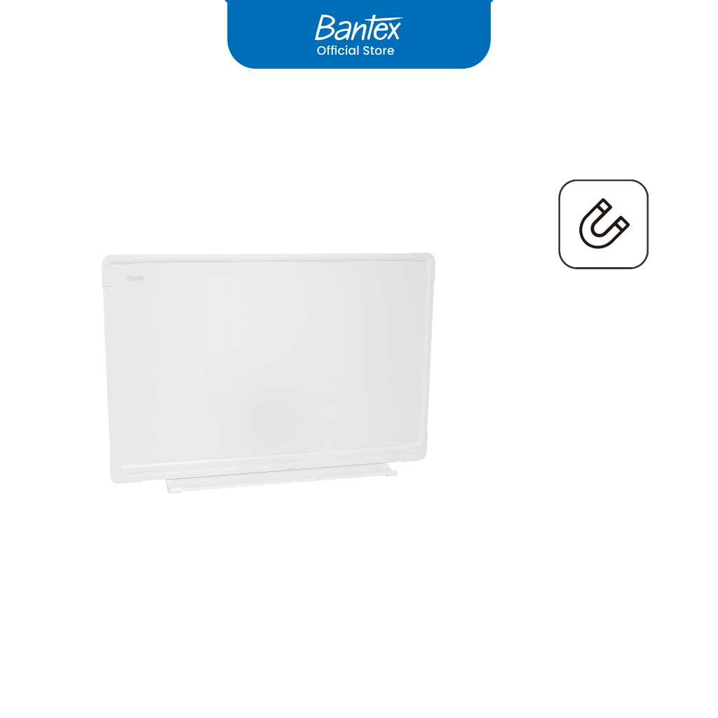 

Bantex Papan Tulis Putih Magnetik / Whiteboard Ukuran 30 x 45 cm BJ6601