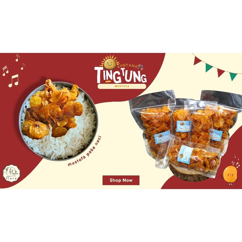 

Kentang ting tung Mustofa | bulat chitato | manis berbumbu | renyah, paling enak