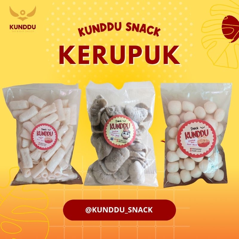 

Kunddu Snack Kerupuk / aneka kerupuk tipis usus buncis jengkol getas bangka