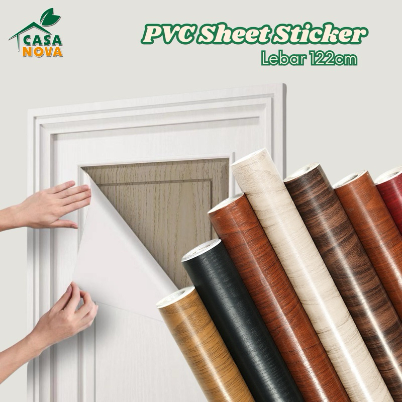 CASANOVA - PVC SHEET Stiker Dekorasi Kayu Marmer Meja Furniture Dapur