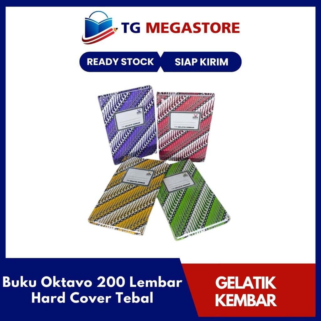 

Buku Oktavo Gelatik Kembar Hard Cover 200 Lembar