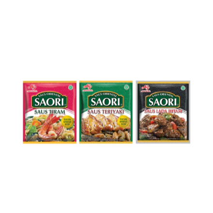 

SAORI TIRAM / TERIYAKI / LADA HITAM SACHET