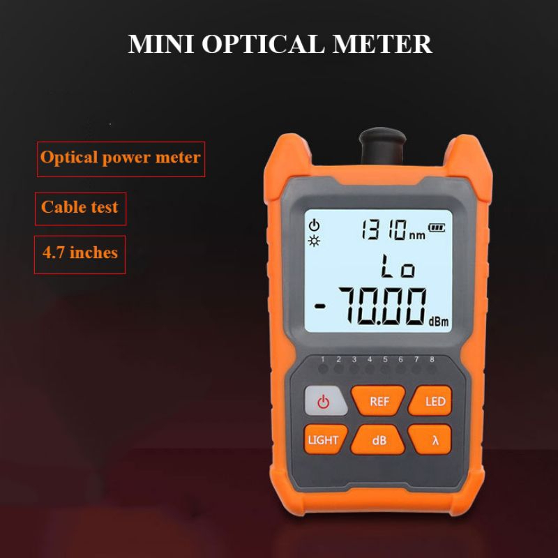 Alat Tester Kabel Fiber Optik 2in1 OPM Power Meter 6dBm - LW-NK-706