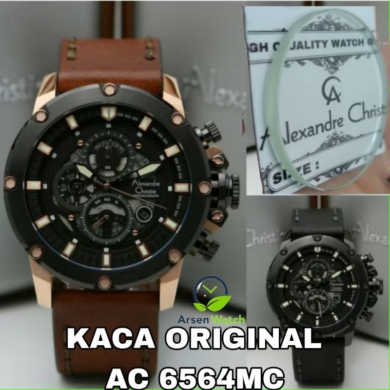 KACA JAM AC 6564 MC / KACA AC 6416 MC / KACA JAM TANGAN ALEXANDRE CHRISTIE 6564 PRIA ORIGINAL