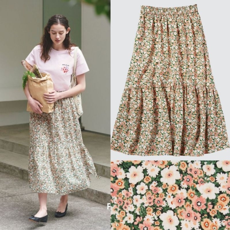 UNIQLO X Paul & Joe cotton skirt rok preloved