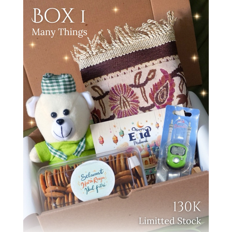 

Box Hampers Isi bervariasi ramadhan lebaran