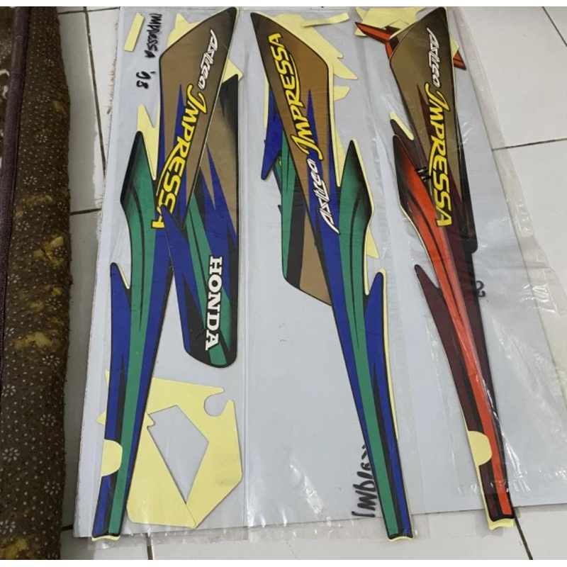 Stiker Striping Astrea Impressa 1998-2000 Berkualitas