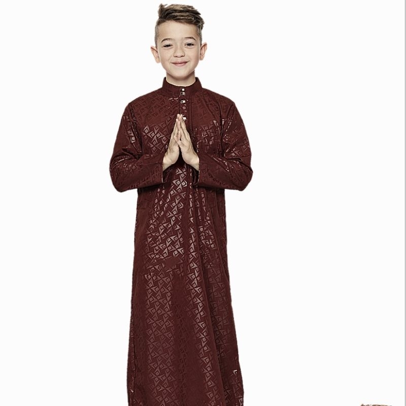 big sale jubah anak 1-15 tahun motif suriken jubah pria jubah anak laki2