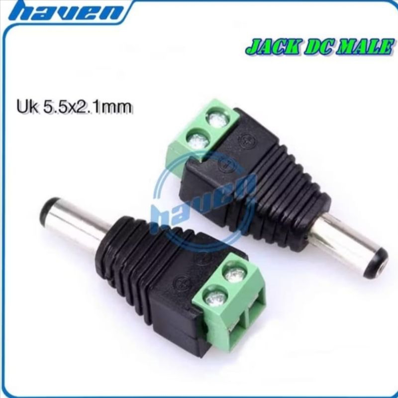 Jack DC Power Male