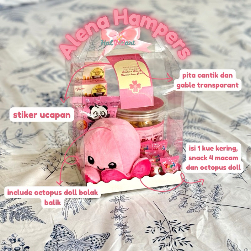 

ALENA GIFT GABLE by Halmart - Paket Snack Hampers Lebaran Kado Ulang Tahun Gift Box Wisuda Hadiah Valentine Souvenir Pernikahan Siraman by Halmart