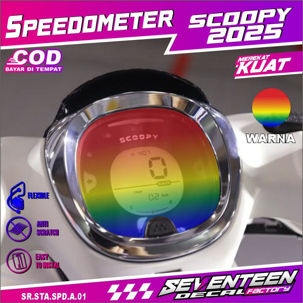 SPEDOMETER COVER SPEDOMETER SCOOPY 2025 AKSESORIS VARIASI SCOOPY NEW 2025