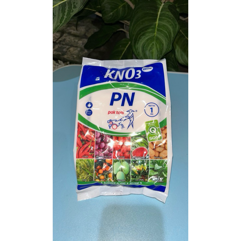 Pupuk KNO3 PN Putih Kristal Pak Tani 1 Kg – Pupuk Kalium Nitrat Murni untuk Pertumbuhan Optimal Tana