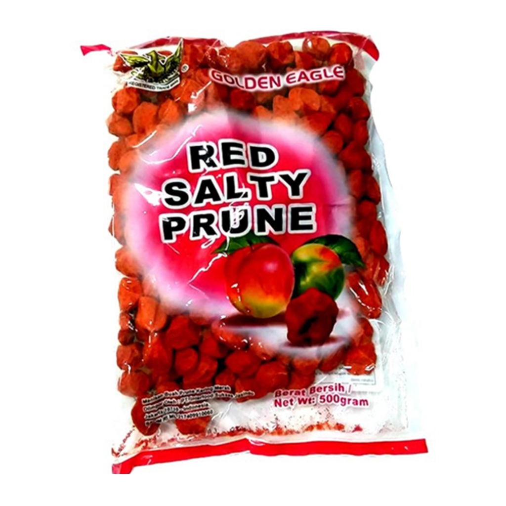 

GOLDEN EAGLE RED SALTY PRUNE / RED PRUNE (Y HONG MEI) 500g
