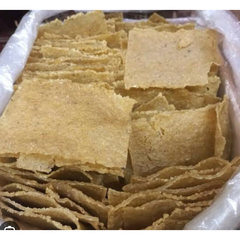 

kerupuk gendar mentah