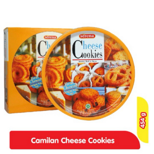 

SERENA CHESEE COOKIES 454gr Kemasan Kaleng /Kue Lebaran Murah/BISKUIT KEJU