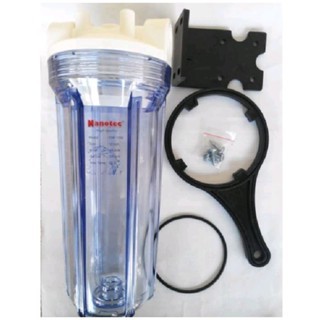 HOUSING FILTER CLEAR 10" NANOTECH