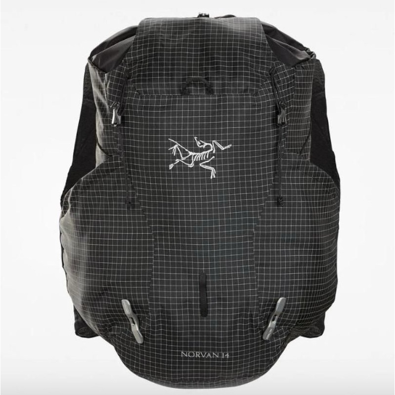 Arcteryx Norvan 14 Vest Hitam Hijau