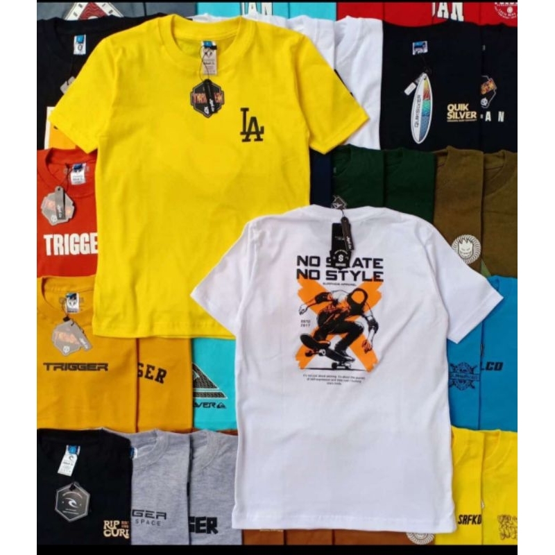 KAOS ANAK JUNIOR TANGGUNG DISTRO SURFING TERLARIS GROSIR