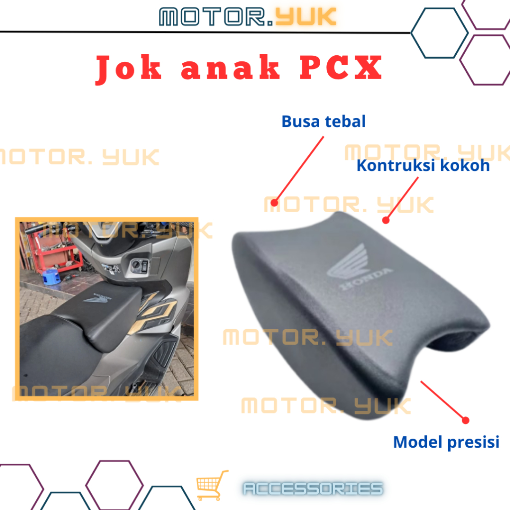 Jok Anak Pcx 160 Jok Tambahan Anak Pcx 160 150 Jok Depan Pcx 160 Pcx 150 jok bonceng premium