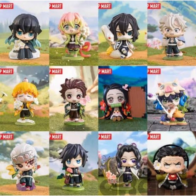 POPMART KIMETSU NO YAIBA DEMON SLAYER NEZUKO MUICHIRO SHINOBU ORIGINAL FIGURE