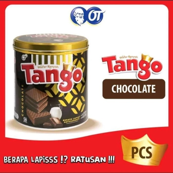 

WAFER TANGO CHOCOLATE KALENG 240 GR MURAH