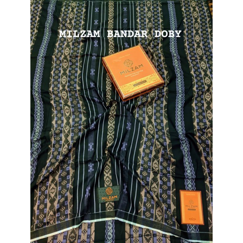 SARUNG MILZAM BANDAR MOTIF TIMBUL DOBY