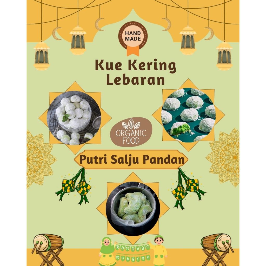 

KUE KERING PUTRI SALJU PANDAN HOME MADE JAR 600ML