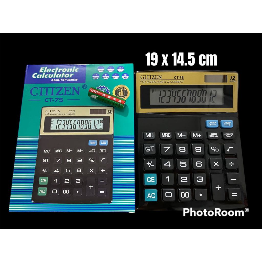 

(1 Pcs) Calculator Electronic 12 Digit CT-7S / Kalkulator Elektronik 12 Digit CT-7S