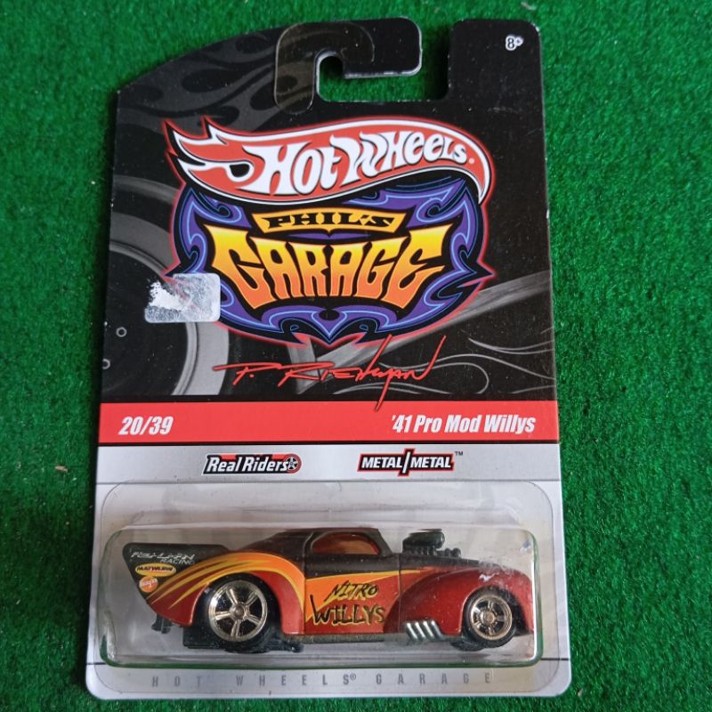 Hot wheels hotwheels 41 pro mod Willys phils garage coklat hitam 1941 klasik classic