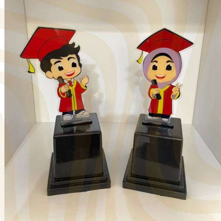 Piala Akrilik Wisuda Piala Wisuda Anak Akrilik Custom