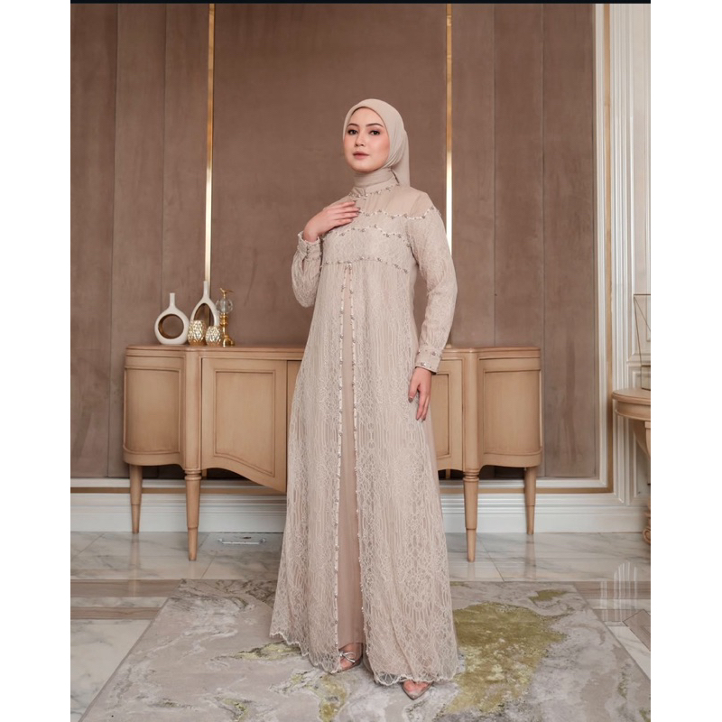 NEW SIAP KIRIM Alunaa Dress BEIGE size S by Kaleela Kaleela.id