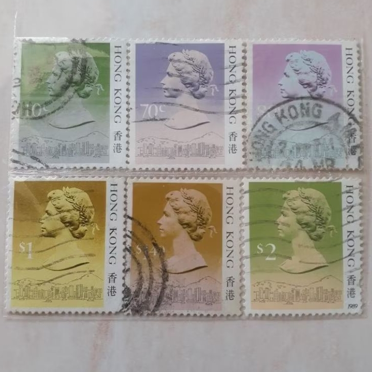 

Perangko Hong Kong Queen Elizabeth II (1987-1992) Tahun 1987-1992 set 6pcs
