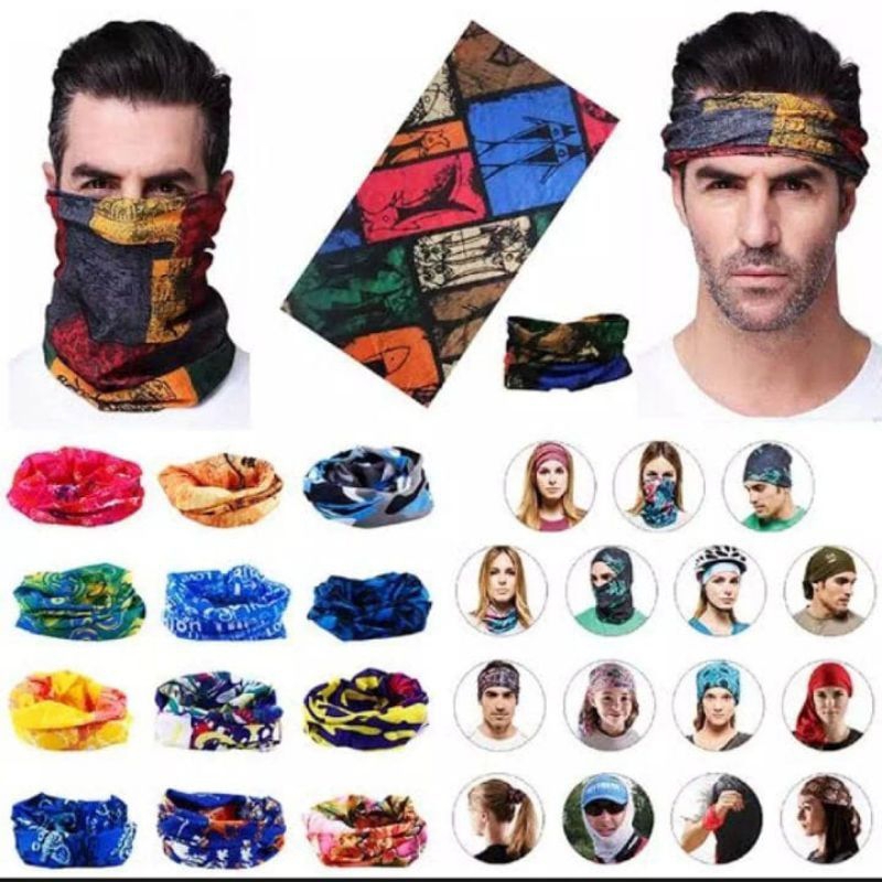 Grosir ( masker Bap bandana 12psc )