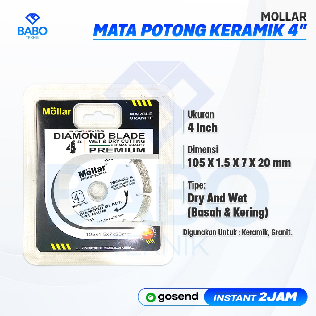 Mata Potong Keramik Granit Marble Mollar 4 Inch