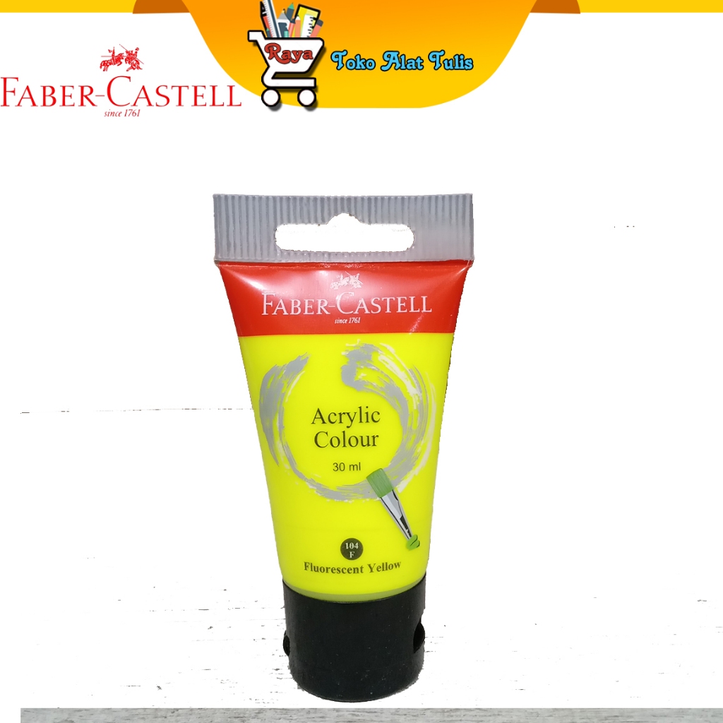 

Faber Castell Acrylic Colour 30ml Fluorescent Yellow 373807