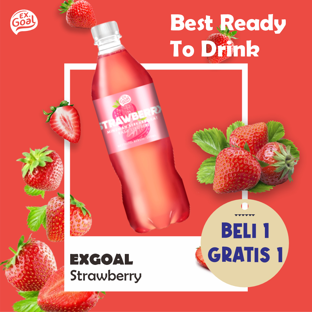 

Exgoal Ready to Drink Strawberry 390 ml