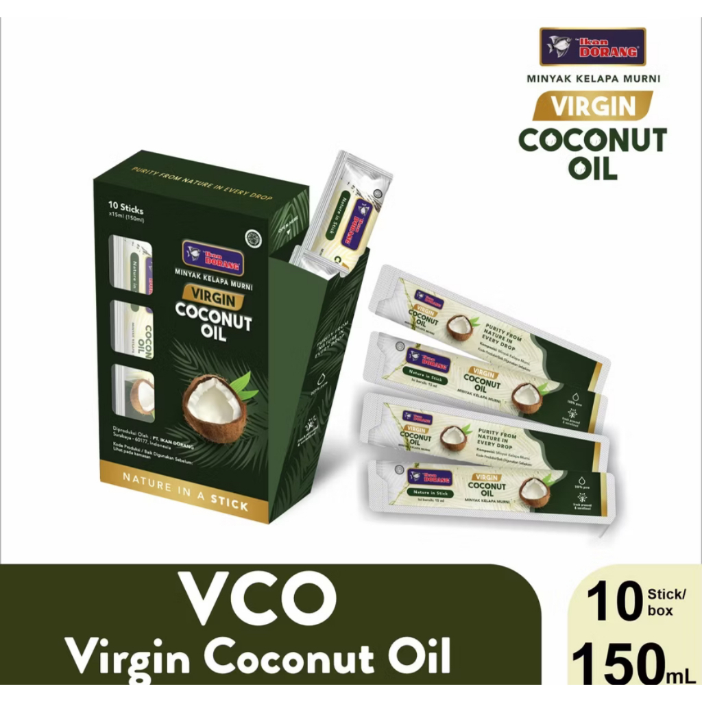 

Virgin Coconut Oil VCO Ikan Dorang 10 Stick