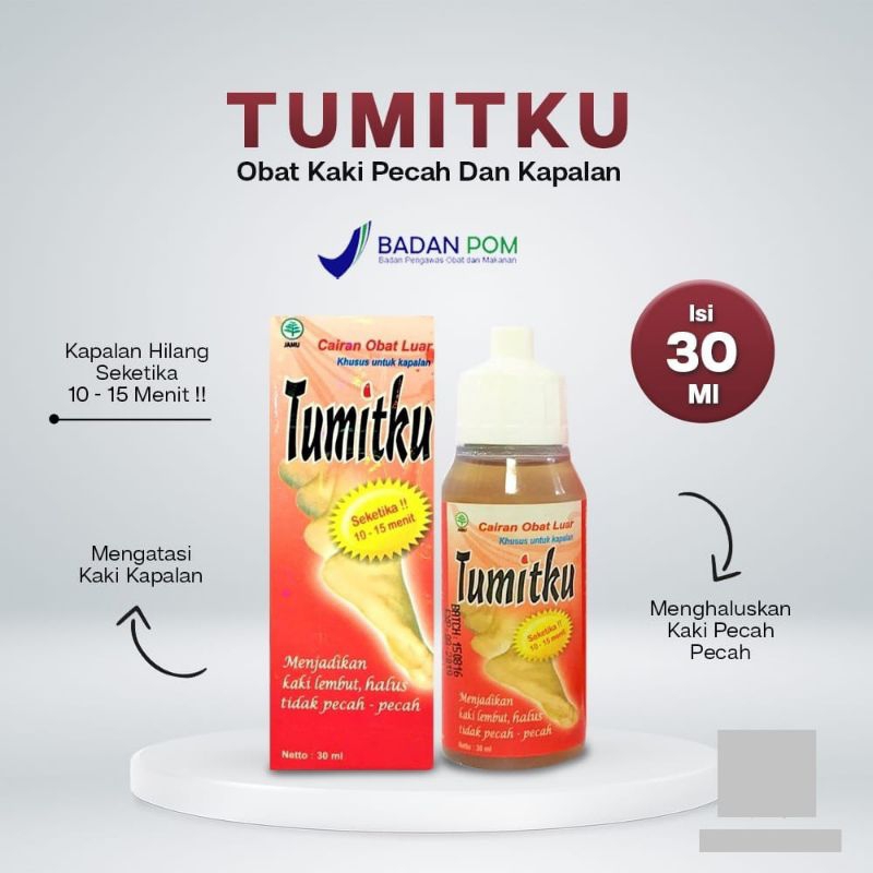 TUMITKU mengatasi kaki kapalan | Tumitku obat kaki pecah - pecah
