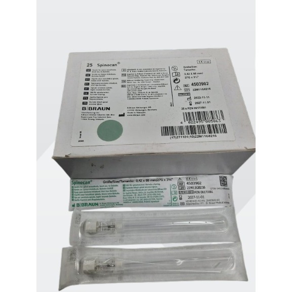 SPINOCAN 27 G B BRAUN / JARUM SPINAL/ SPINAL NEEDLE 27 G Box