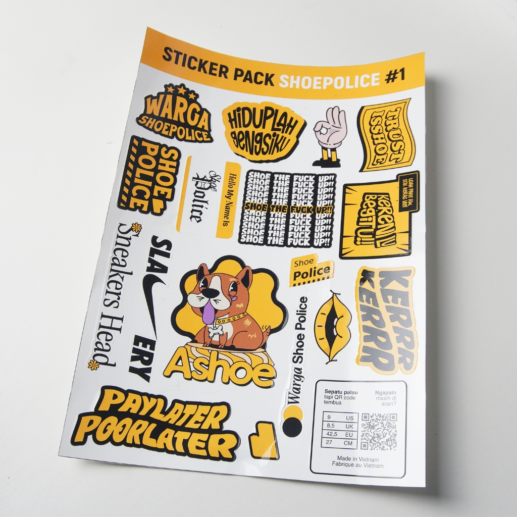 

Stiker pack shoepolice batch 1 (full pack)