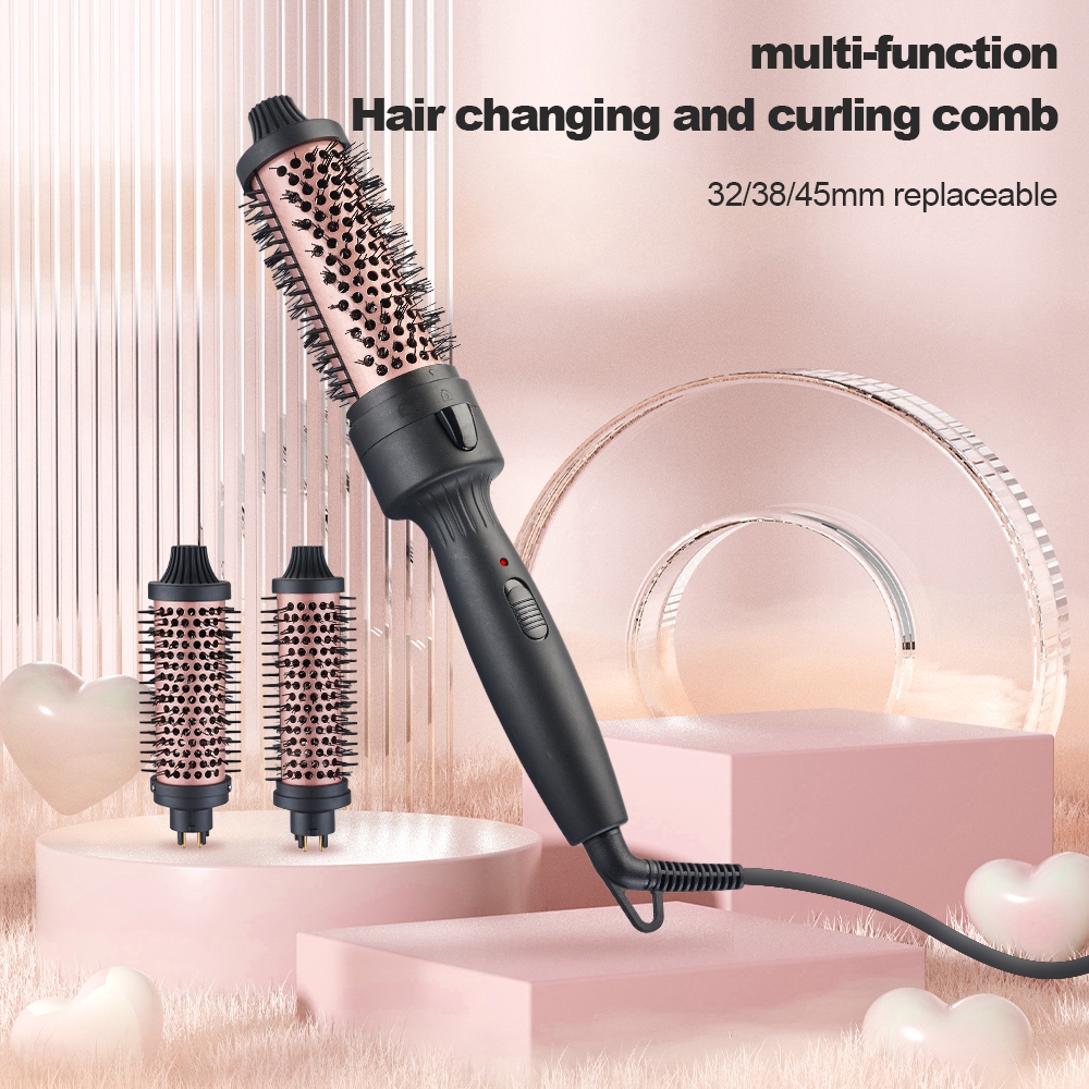 UBEATOR Sisir Elektrik Penata Rambut Suhu Stabil - Alat Catok Rambut Keriting & Lurus Portable