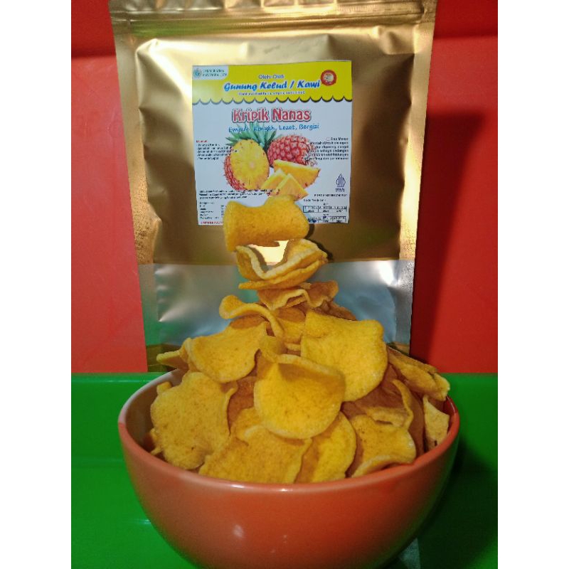 

Kripik Kesehatan Camilan Kesehatan Buah Nanas 65 Gram