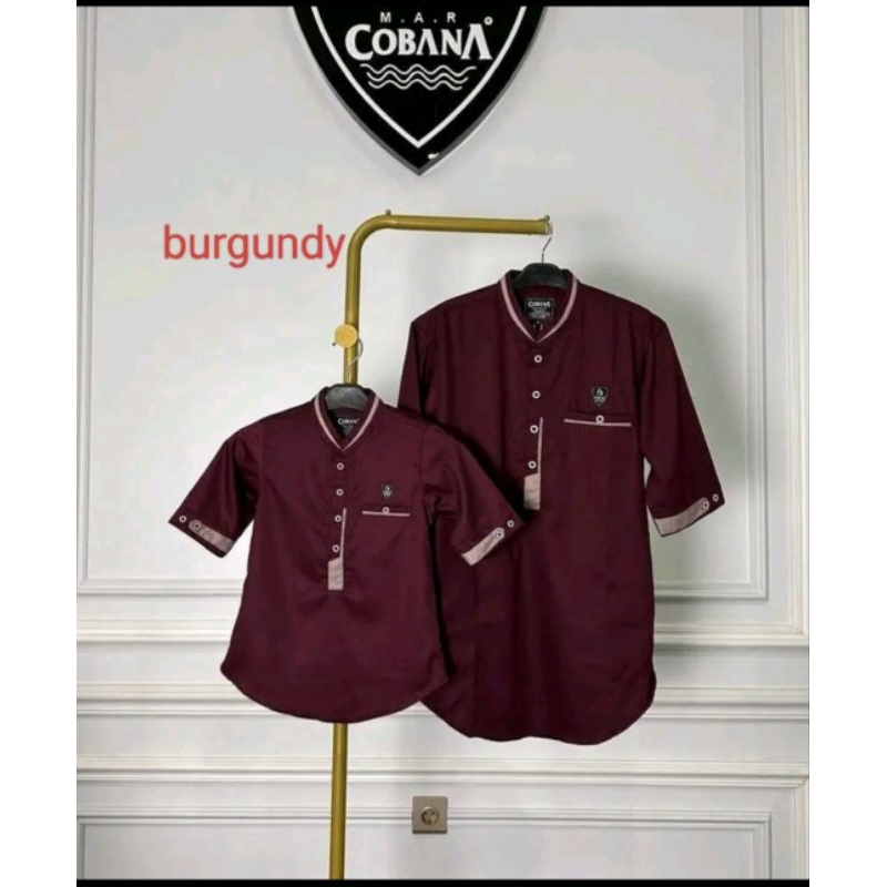 baju Koko Kurta couple hijau sage_baju Koko Kurta Pakistan warna Sage Green Couple ayah dan anak pri
