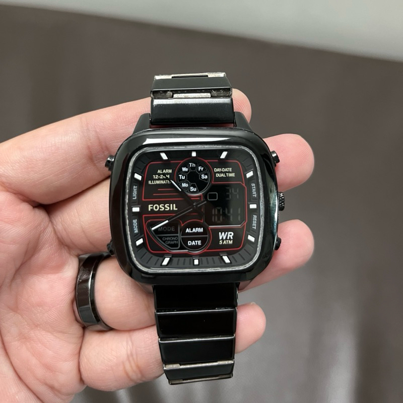 DIJUAL Jam Tangan FOSSIL ORIGINAL PRIA Tipe FS5891 Warna BLACK SECOND LIKENEW