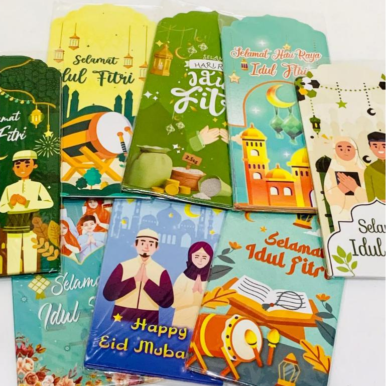 

(80PCS) AMPLOP/ ANGPAU LEBARAN IDUL FITRI BESAR ISI 80 PCS / AMPLOP LEBARAN MASJID MURAH