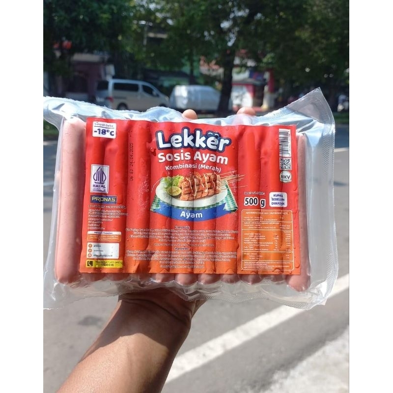 

Lekker Sosis Ayam Merah 500 gr