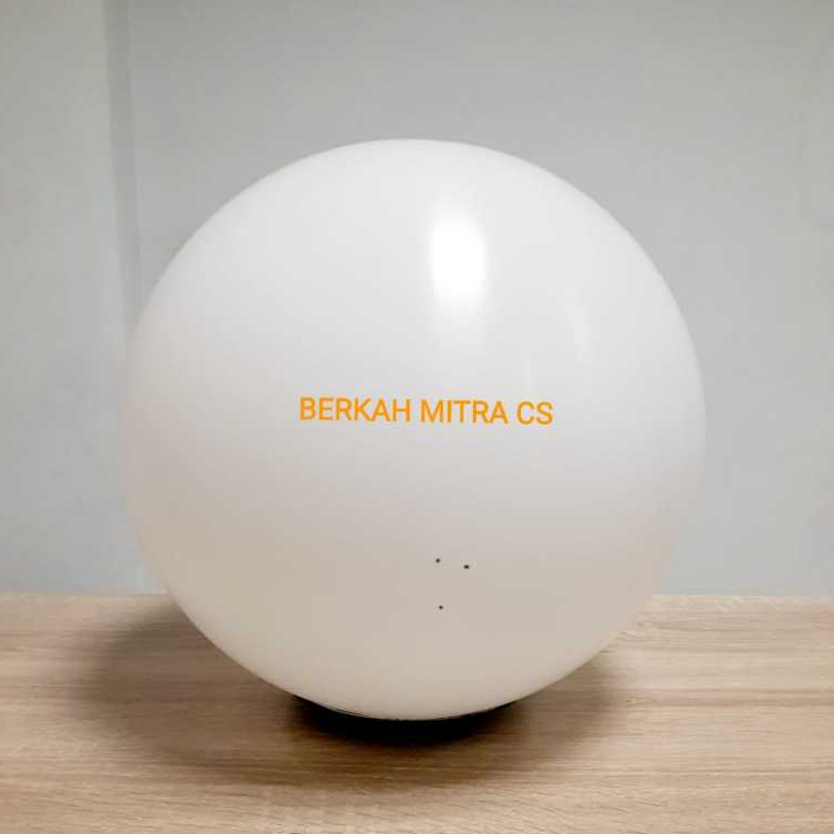LAMPU TAMAN BULAT POLYETHYLENE / POLYTELEN - 25CM-30CM-35CM-40CM-45 DAN 50CM